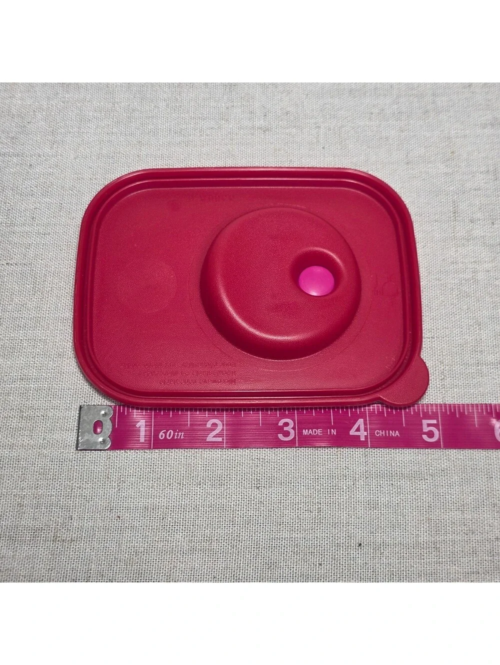 Tupperware Rock N Serve Replacement Lid Pink 3388A-6 Microwave Vent Cover Pink